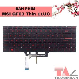 Thay Bàn phím laptop MSI Gaming GF63