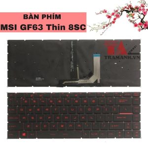 Thay Bàn phím laptop MSI GF63 Thin 8SC