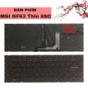 Thay Bàn phím laptop MSI GF63 Thin 8SC