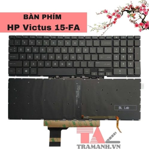 Thay Bàn phím laptop HP Victus 15-FA