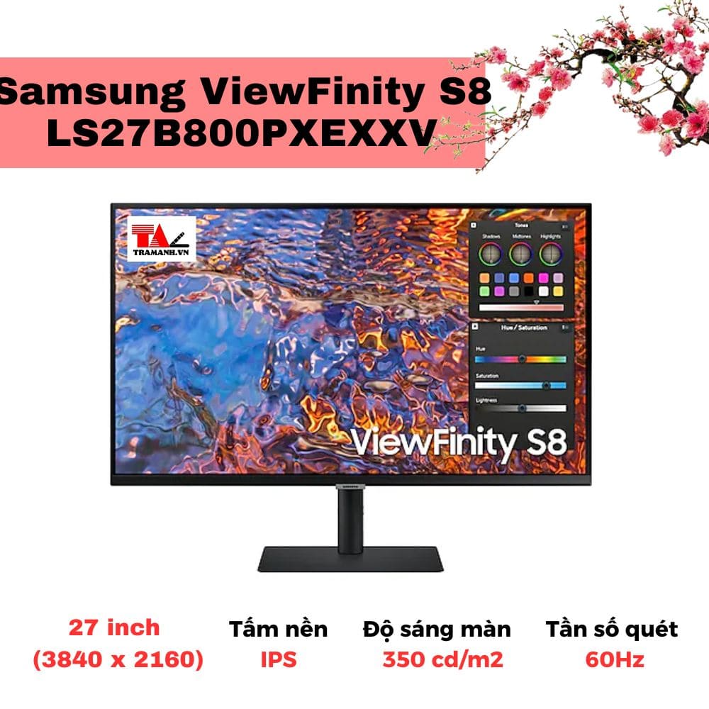 Màn hình Samsung ViewFinity S8 LS27B800PXEXXV Màn hình Samsung ViewFinity S8 LS27B800PXEXXV