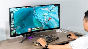 Nên mua màn hình PC cong hay phẳng để chơi game?