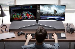 Nên mua màn hình PC cong hay phẳng để chơi game?