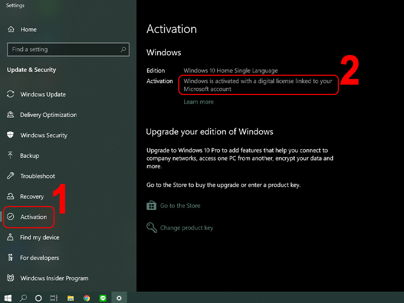 Kiểm tra trạng thái kích hoạt của máy tính Windows