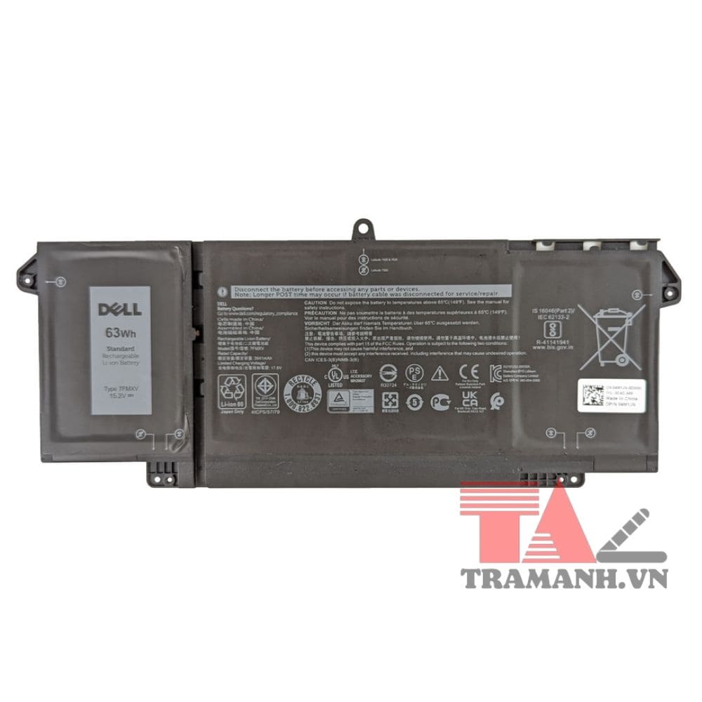 Pin-Laptop-Dell-63Wh-7FMXV-pin-Dell-Latitude-5320-7420-7320-7520 Pin-Laptop-Dell-63Wh-7FMXV-pin-Dell-Latitude-5320-7420-7320-7520
